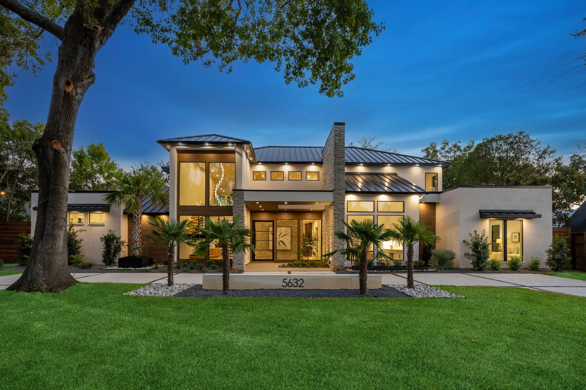 Dramatic New Home with Ground Floor Media Room