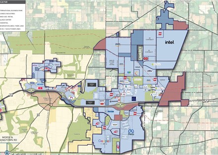 NEW ALBANY BUSINESS PARK INDIVIDUAL MAP