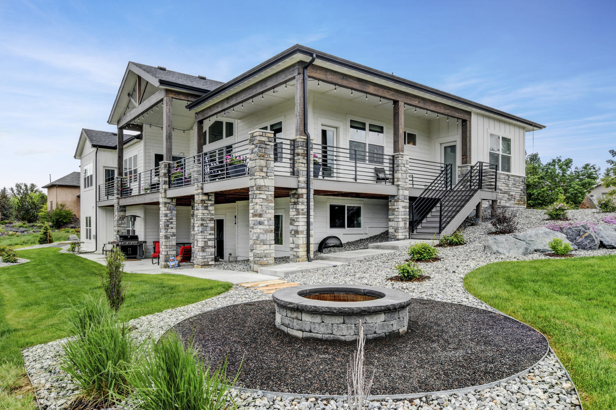 Fully Custom Sprawling Walk-Out Ranch Style Home