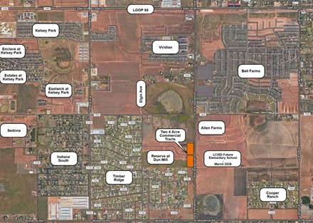 Commercial Lots Aerial - Far