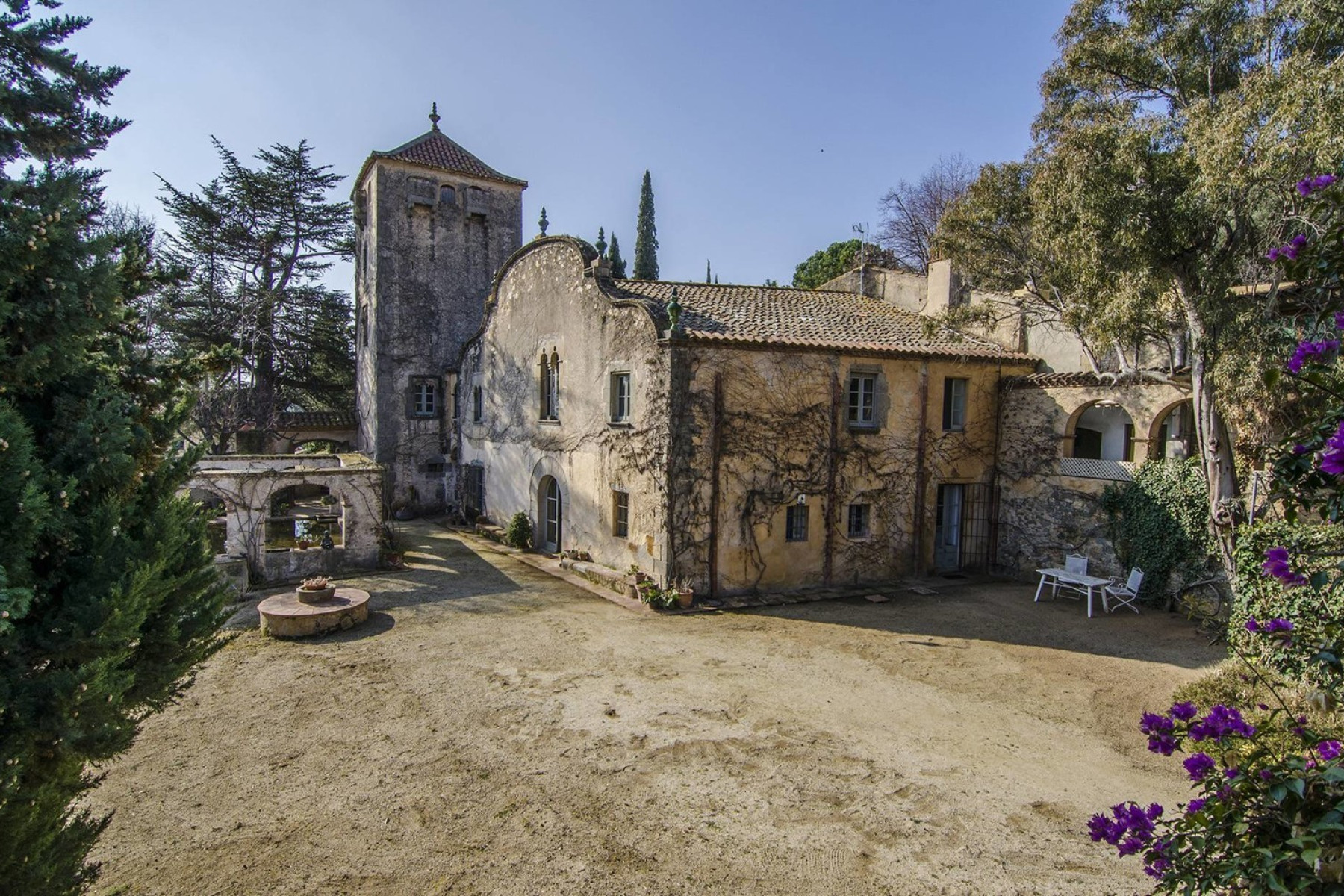 Typical restored farmhouse in the center of town