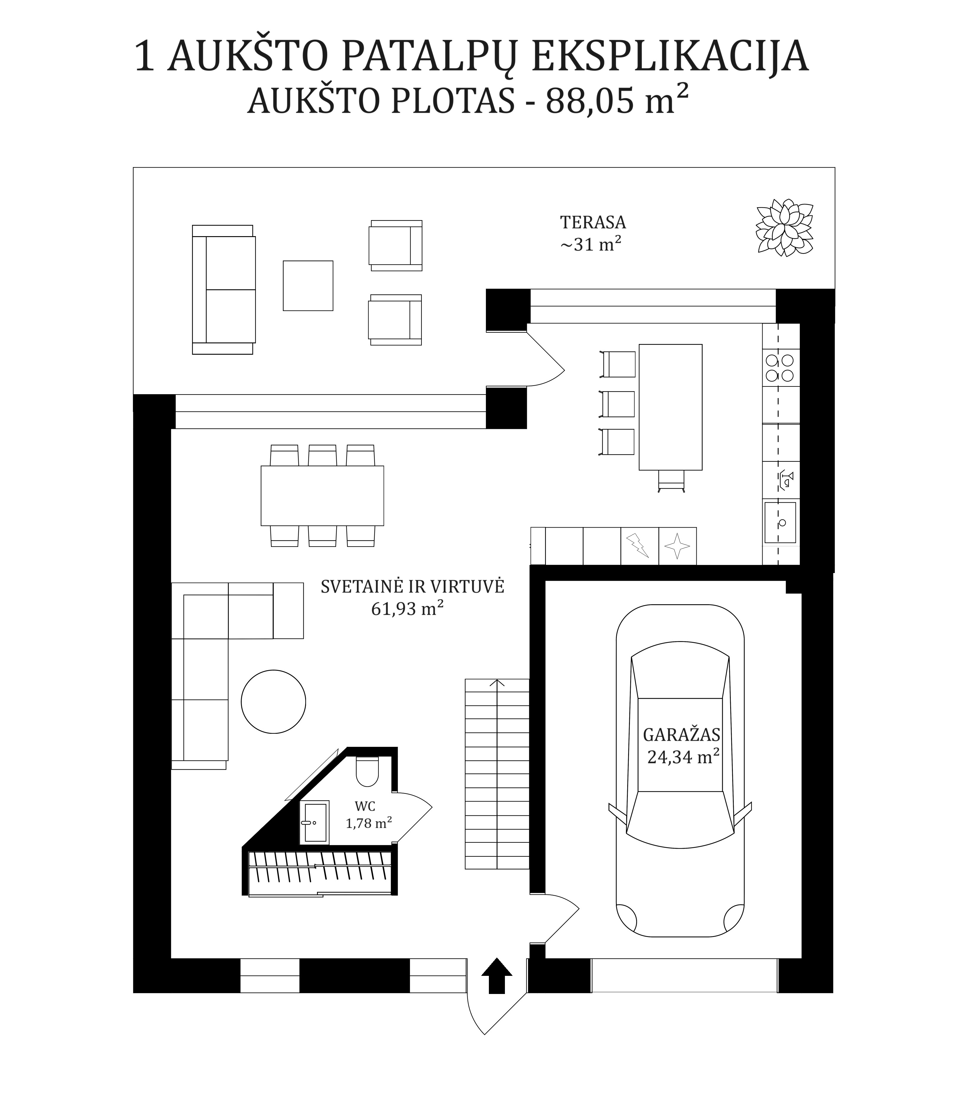 Minimalist home elegance for city fans