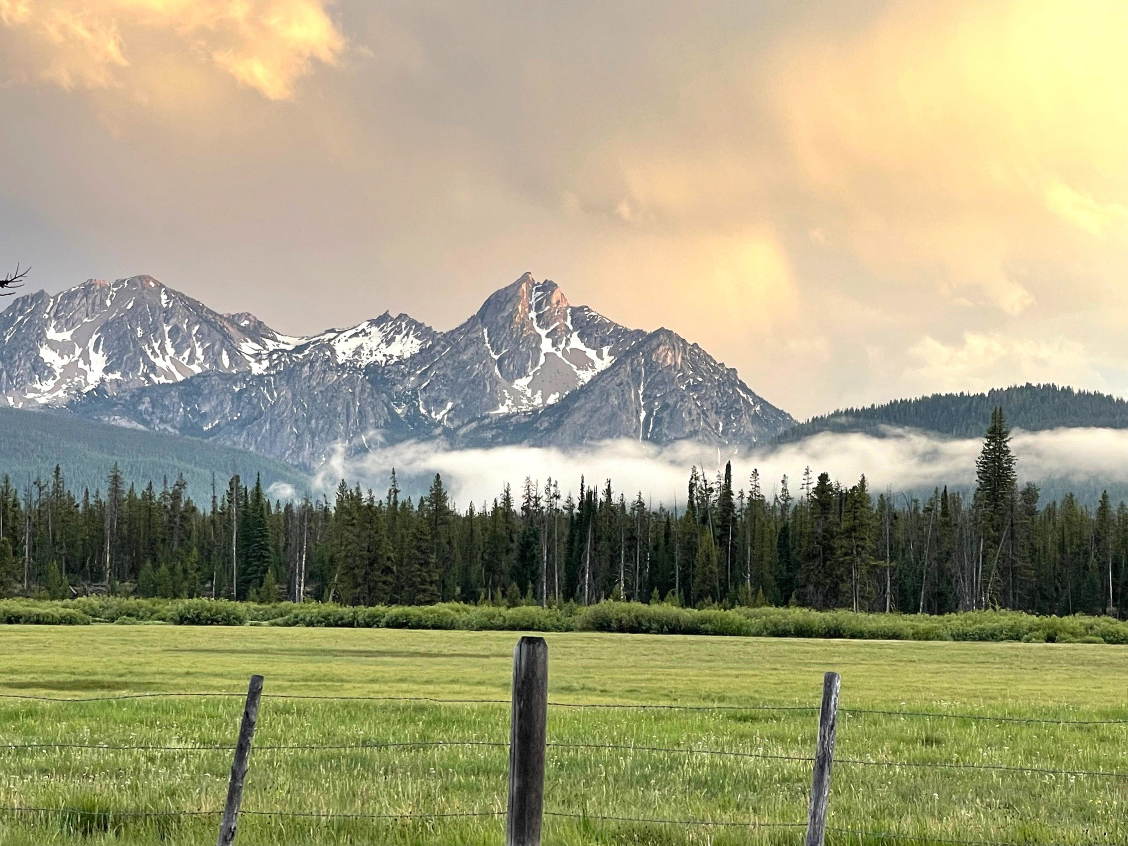 Picturesque Valley Creek Frontage With Wildflower Meadows And Sawtooth Views