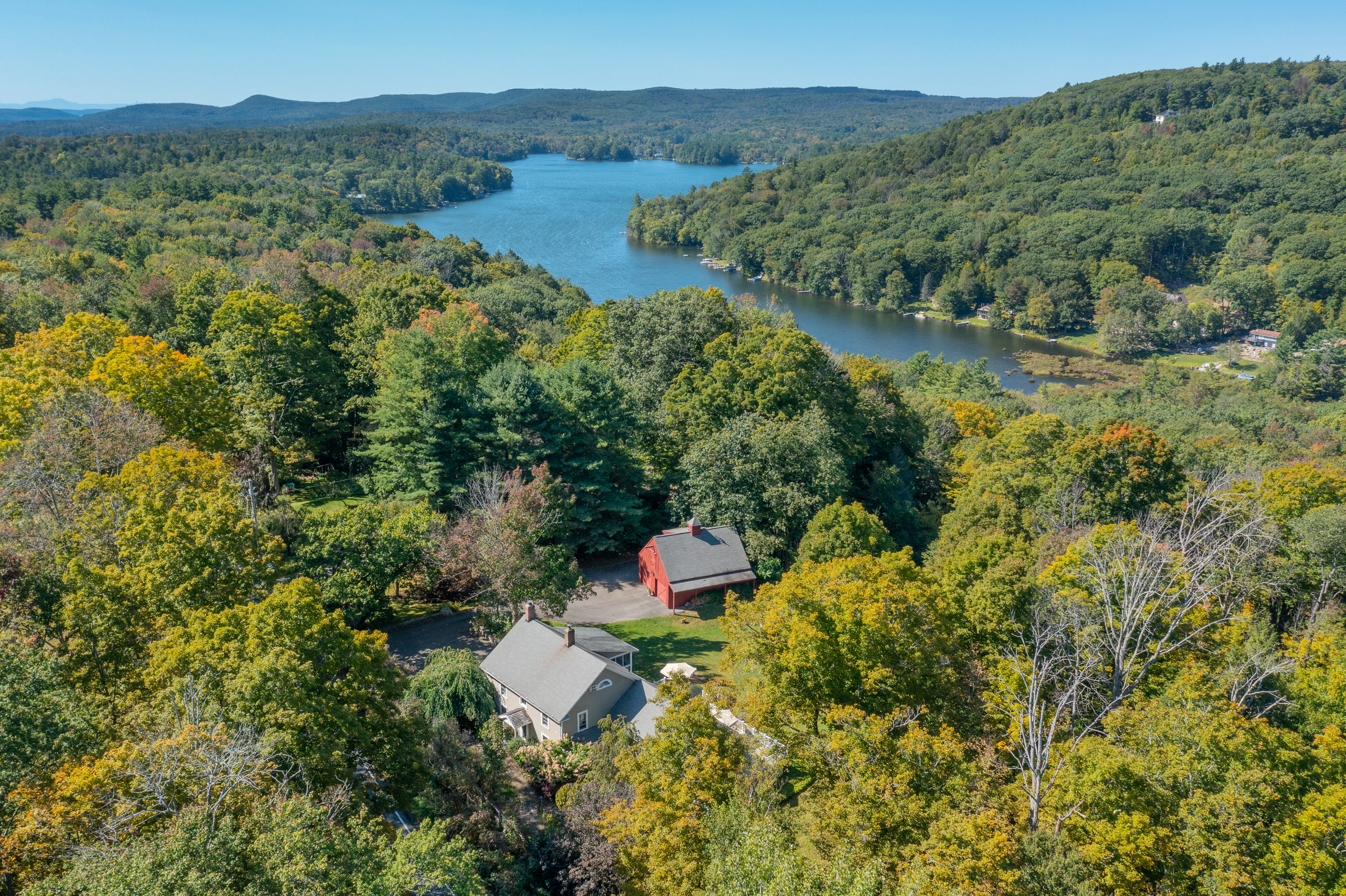 Historic Monterey Home with Barn and Deeded Lake Access