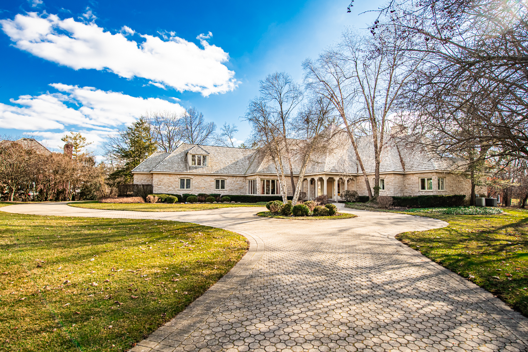 Contemporary Stone Home