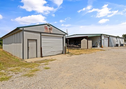 Back View from Shop-Covered Storage