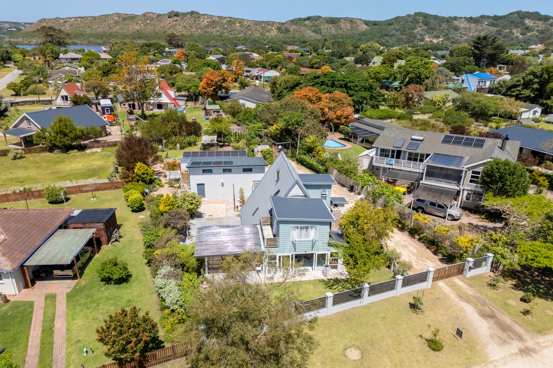 Stylish entertainer’s home.