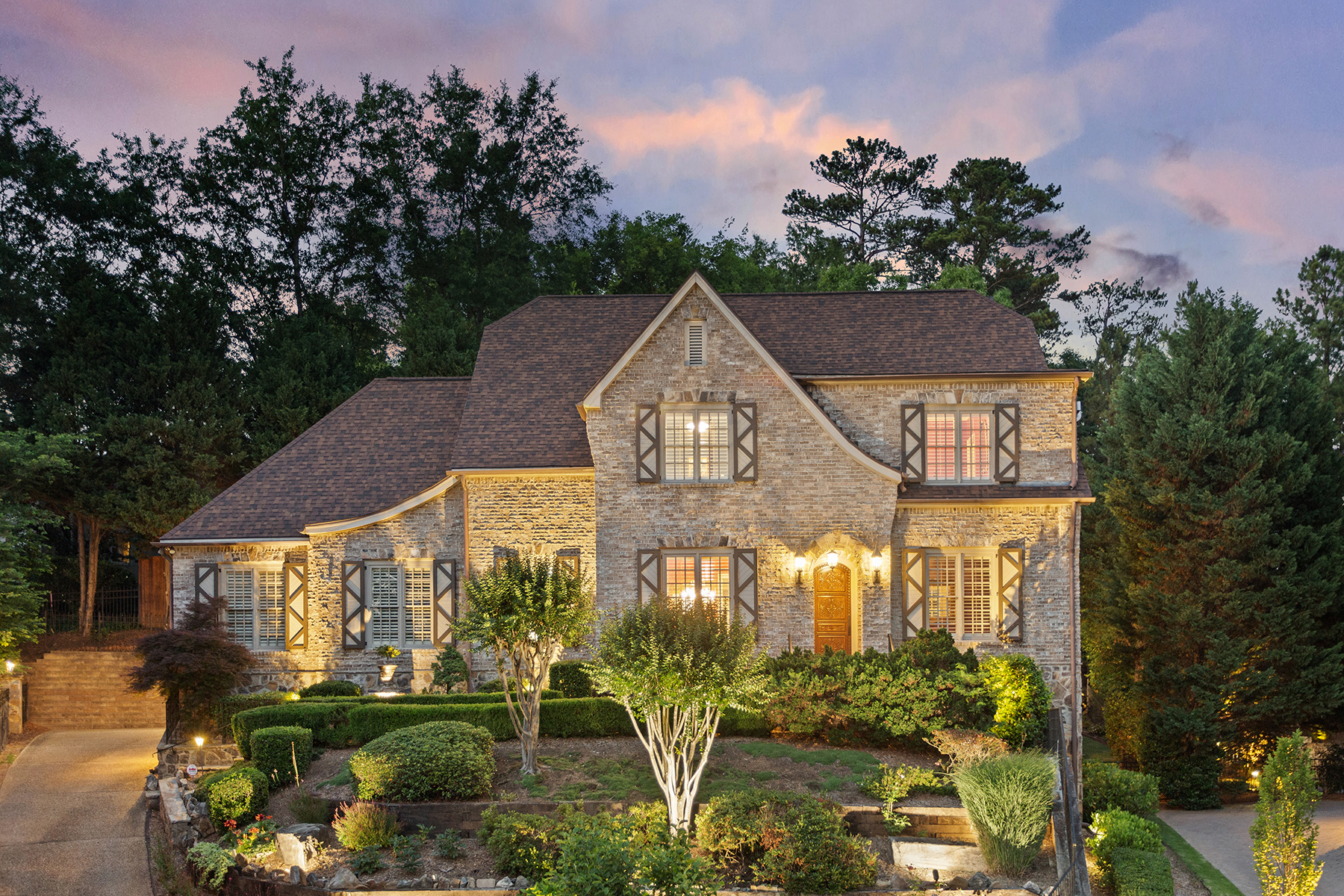 Exquisite Tudor-Style Hilltop Home In Prestigious Buckhead