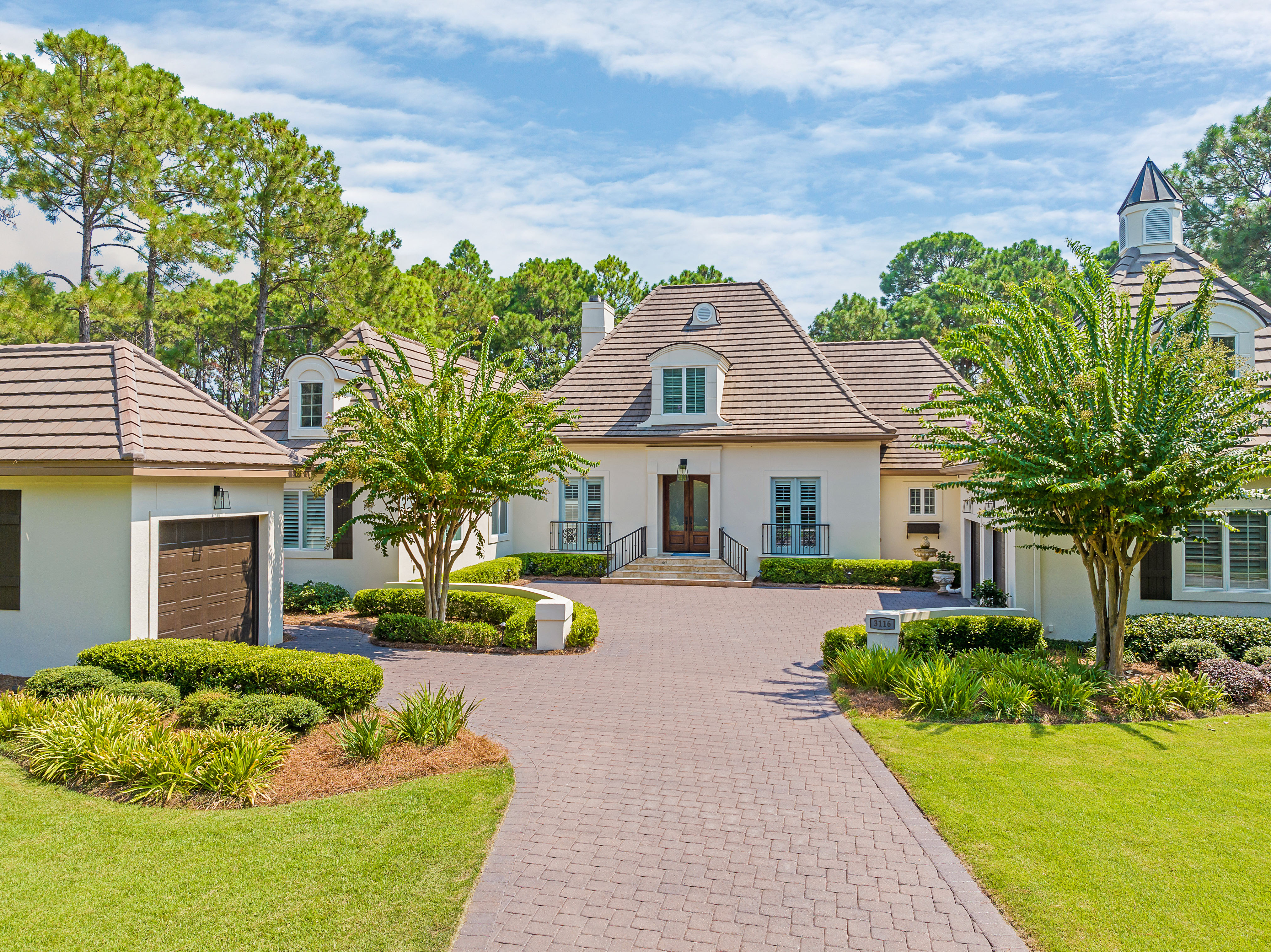 Chateau-Style Estate Boasting Poolside Living With Golf Views