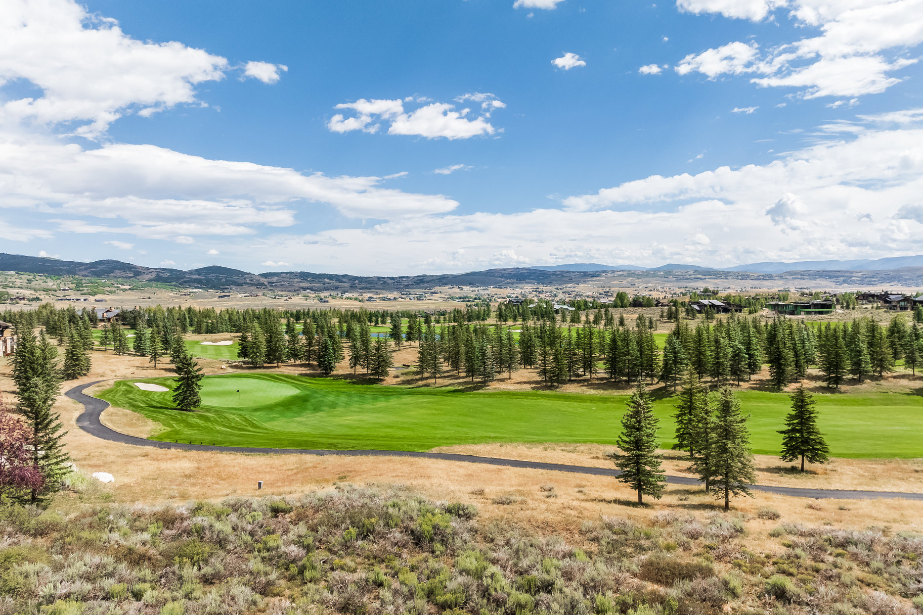 Breathtaking Views Overlooking the 14th Fairway of Glenwild Golf Course