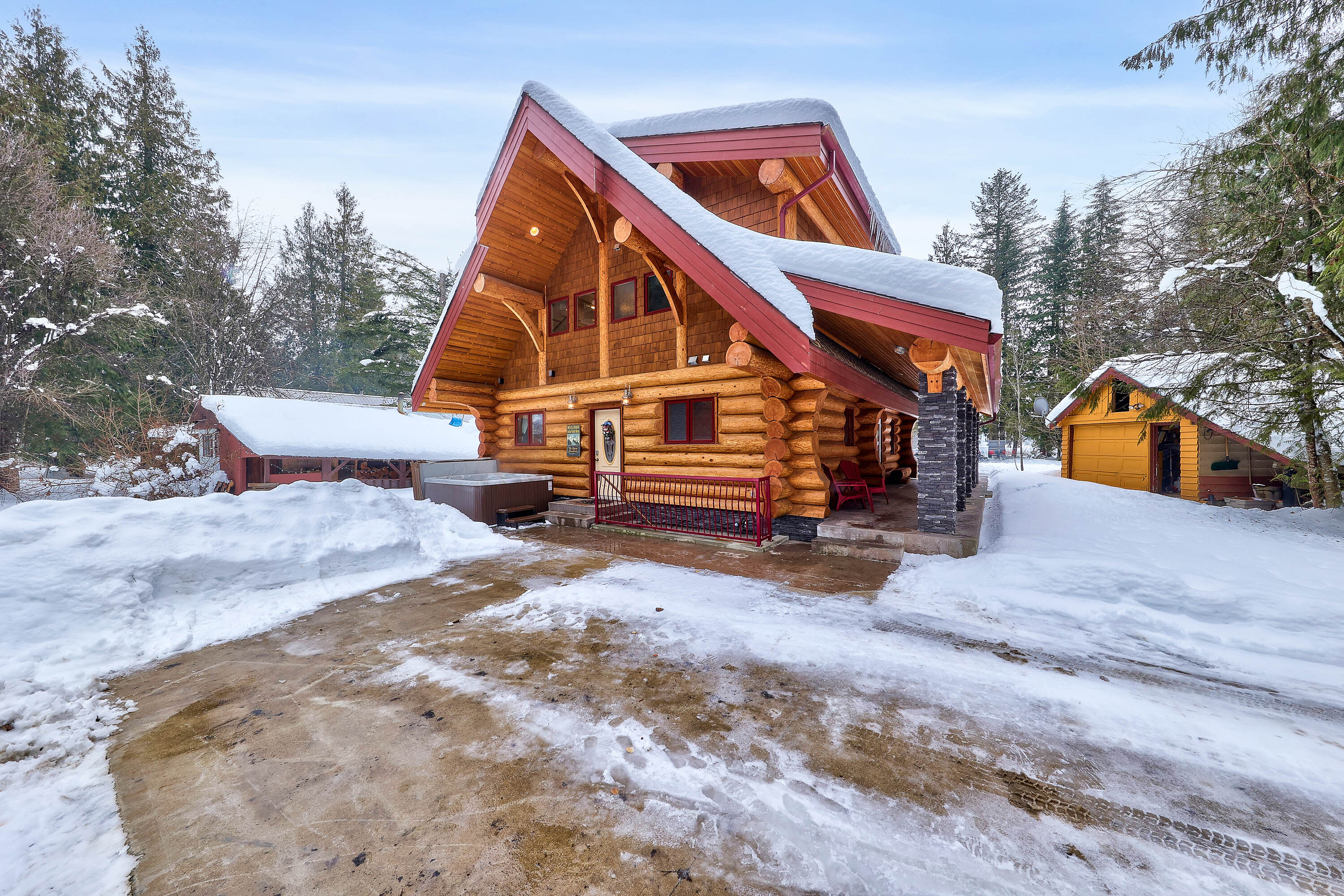 Custom-Built Log Chalet