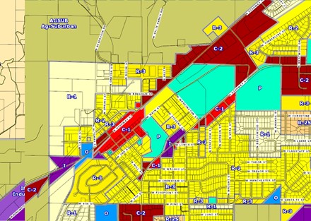 Zoning map cloverdale close in