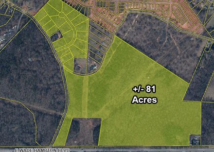 Tax Map_81 Acres Labeled