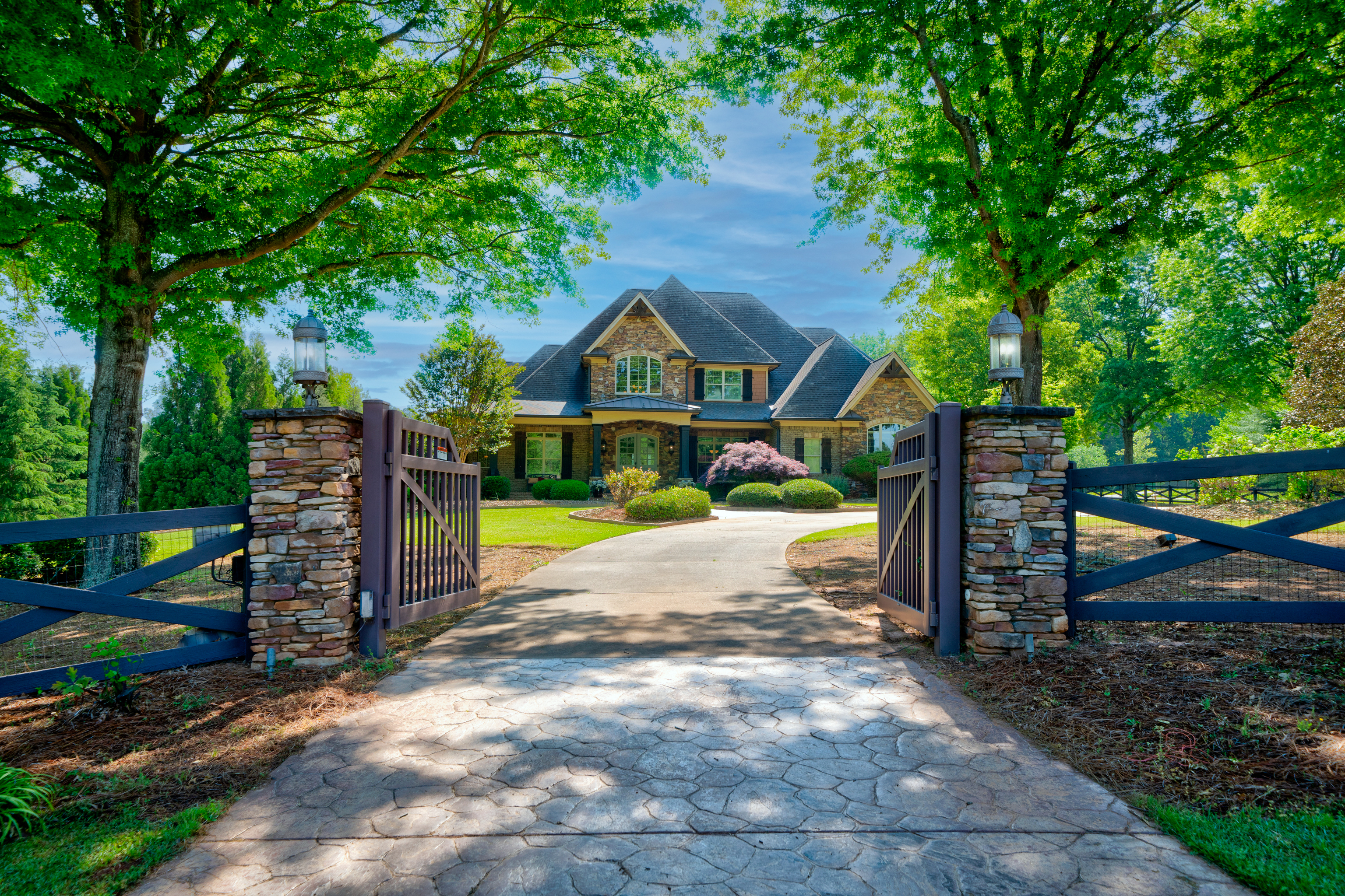 Stunning Brick Home with Outdoor Oasis Nestled on Spacious Corner Lot