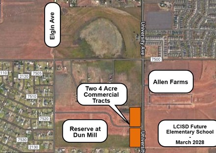 Commercial Lots Aerial - Close