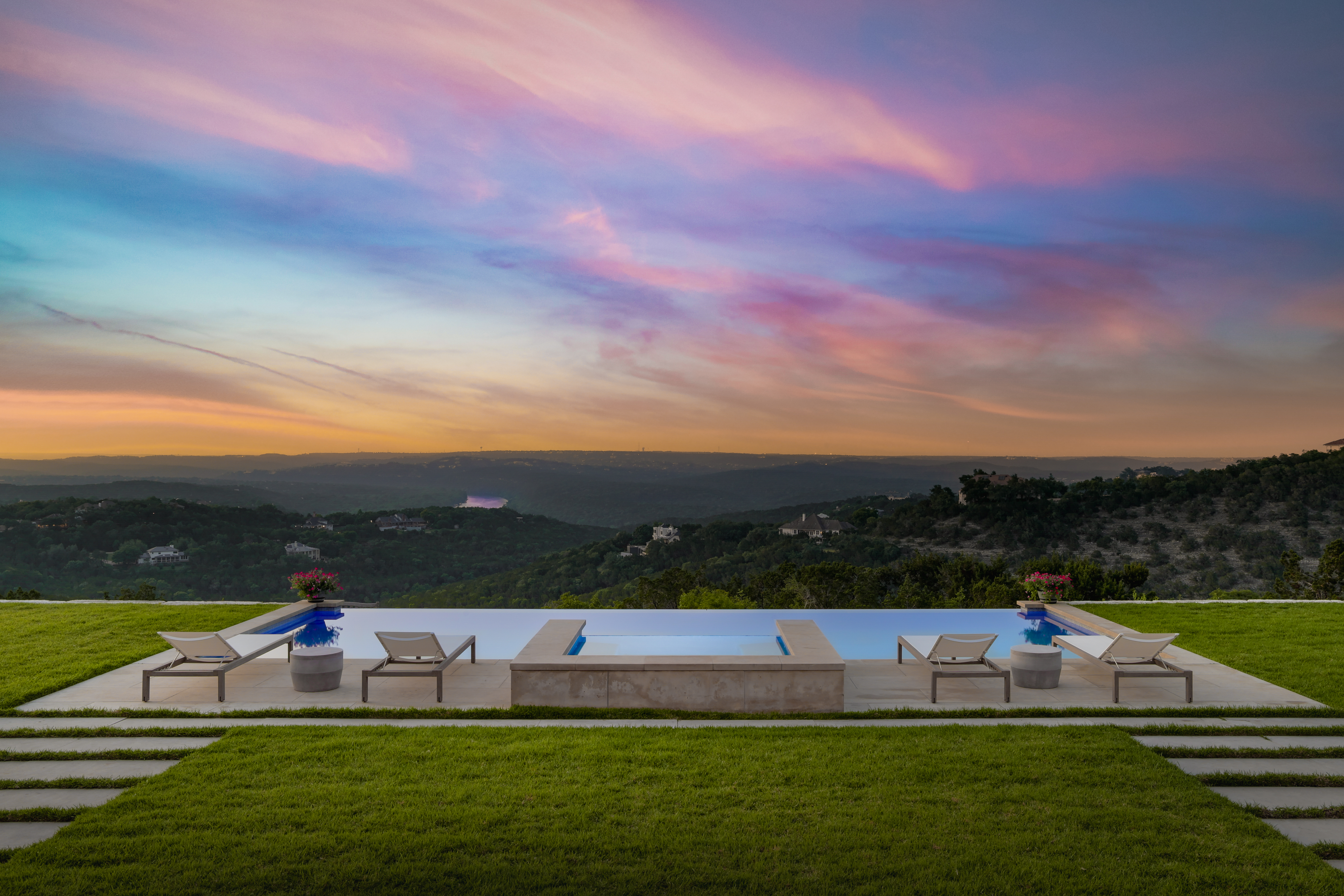 ENDLESS PRIVACY WITH LAKE + HILL COUNTRY VIEWS  WESTLAKE