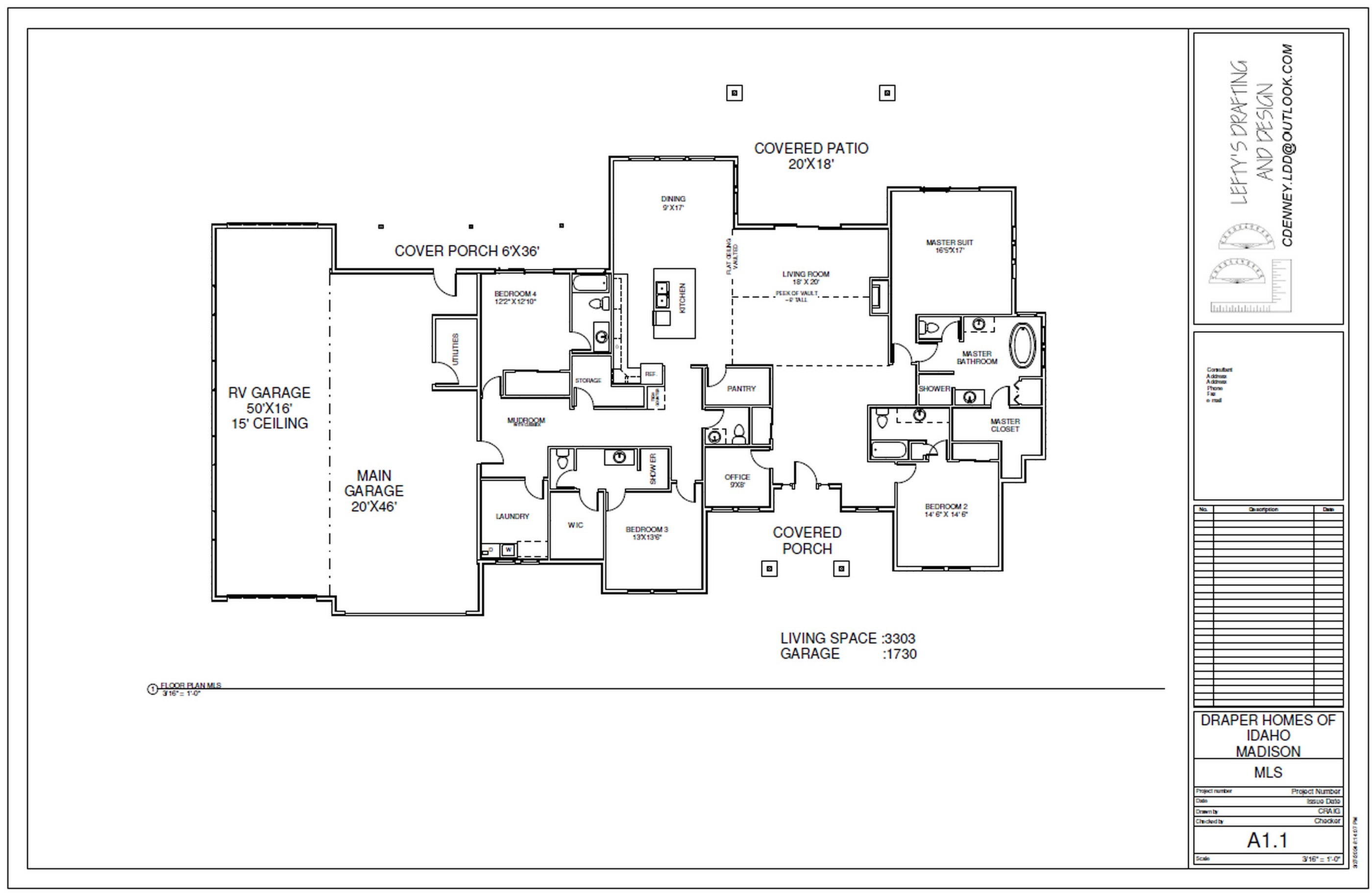 Luxurious Custom Built Madison Floorplan