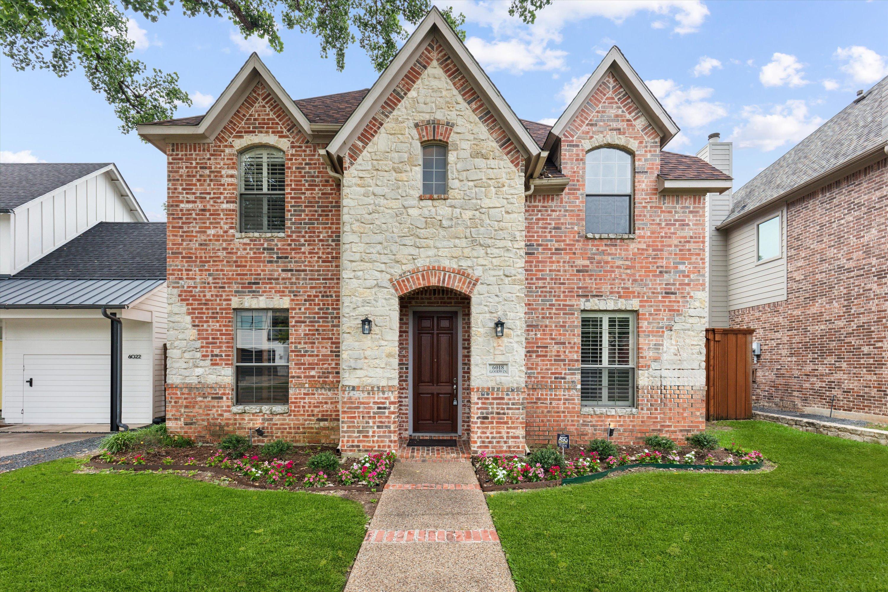 Updated Tudor with the best walkability in Dallas