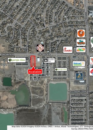 3203 SW 58th (West) Retailer Map