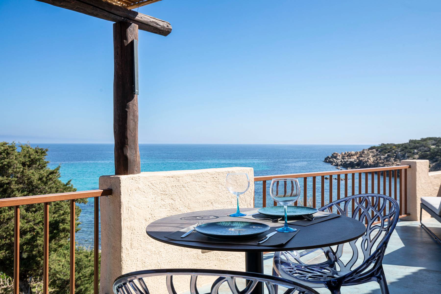 Breathtaking view from a new turnkey apartment in Cala Granu
