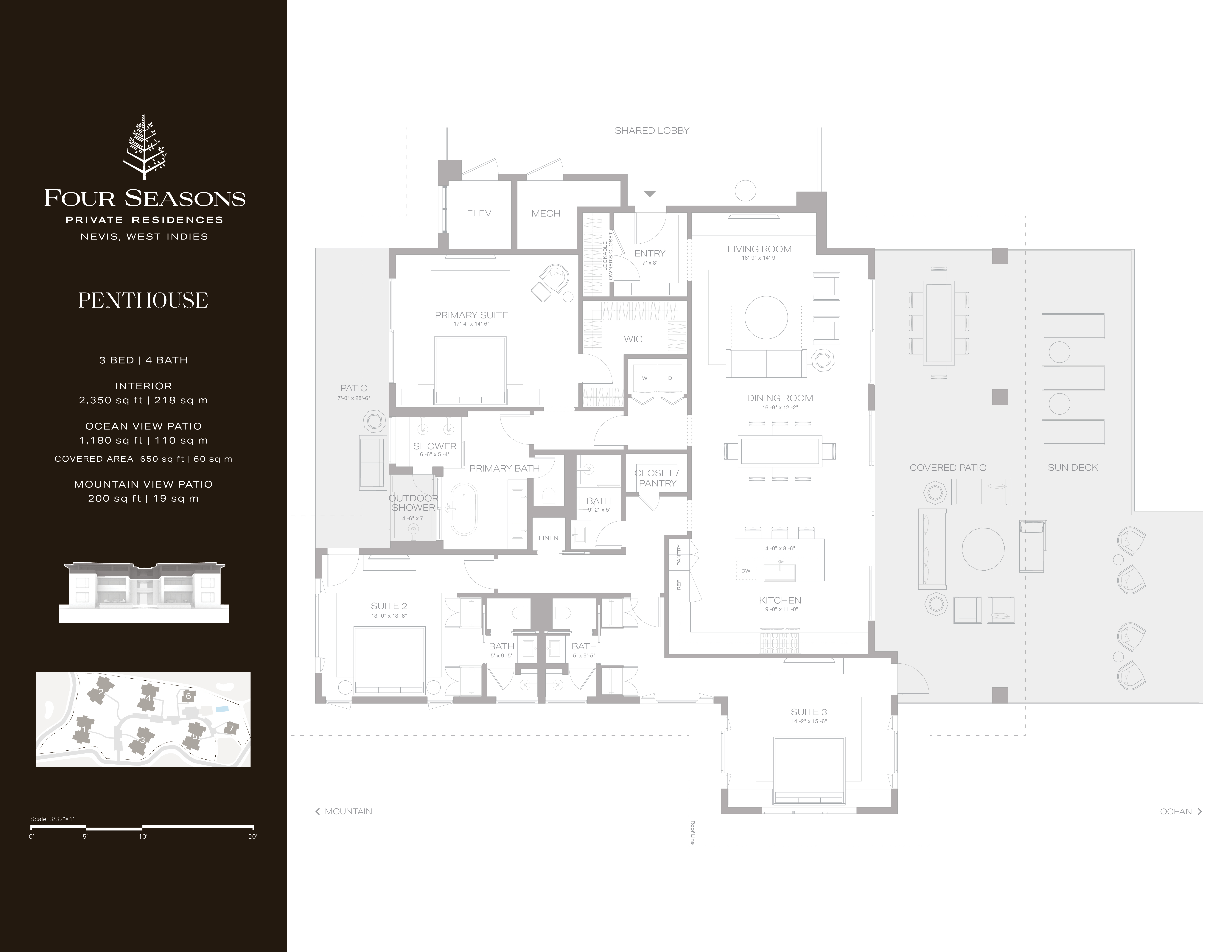 Nevis Peak Residences, Penthouse 3-PH 2