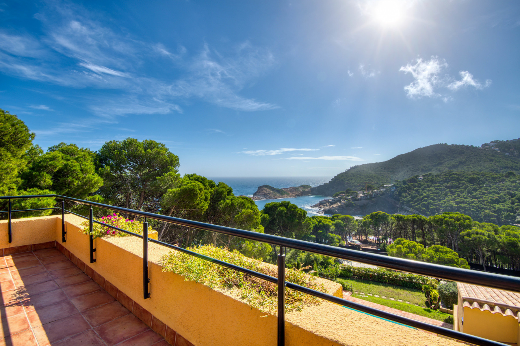 Semi-detached house with beautiful sea view in Aiguafreda, Begur