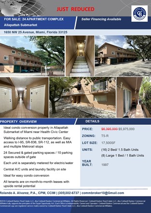 Bellamar Apartments One page Flyer in JPEG