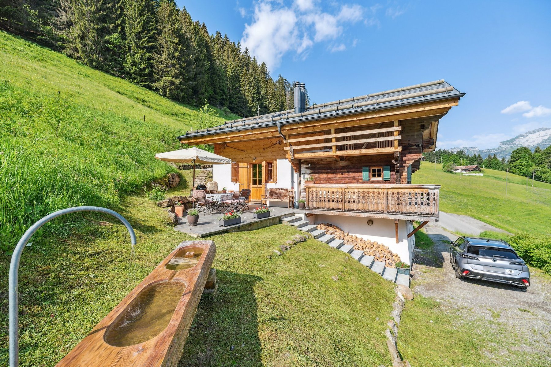 Close to Les Diablerets, a heavenly retreat in the nature