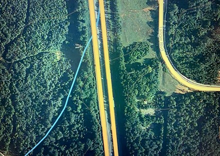 Close-Up Aerial View