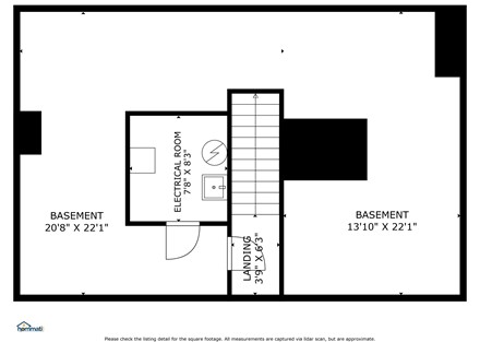 Basement Floor Plan 4025 Williamsburg Ct, Fairfax, VA 22032