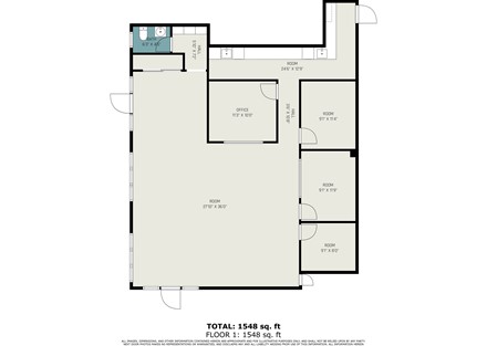 1607 Unit 1F Floor Plan