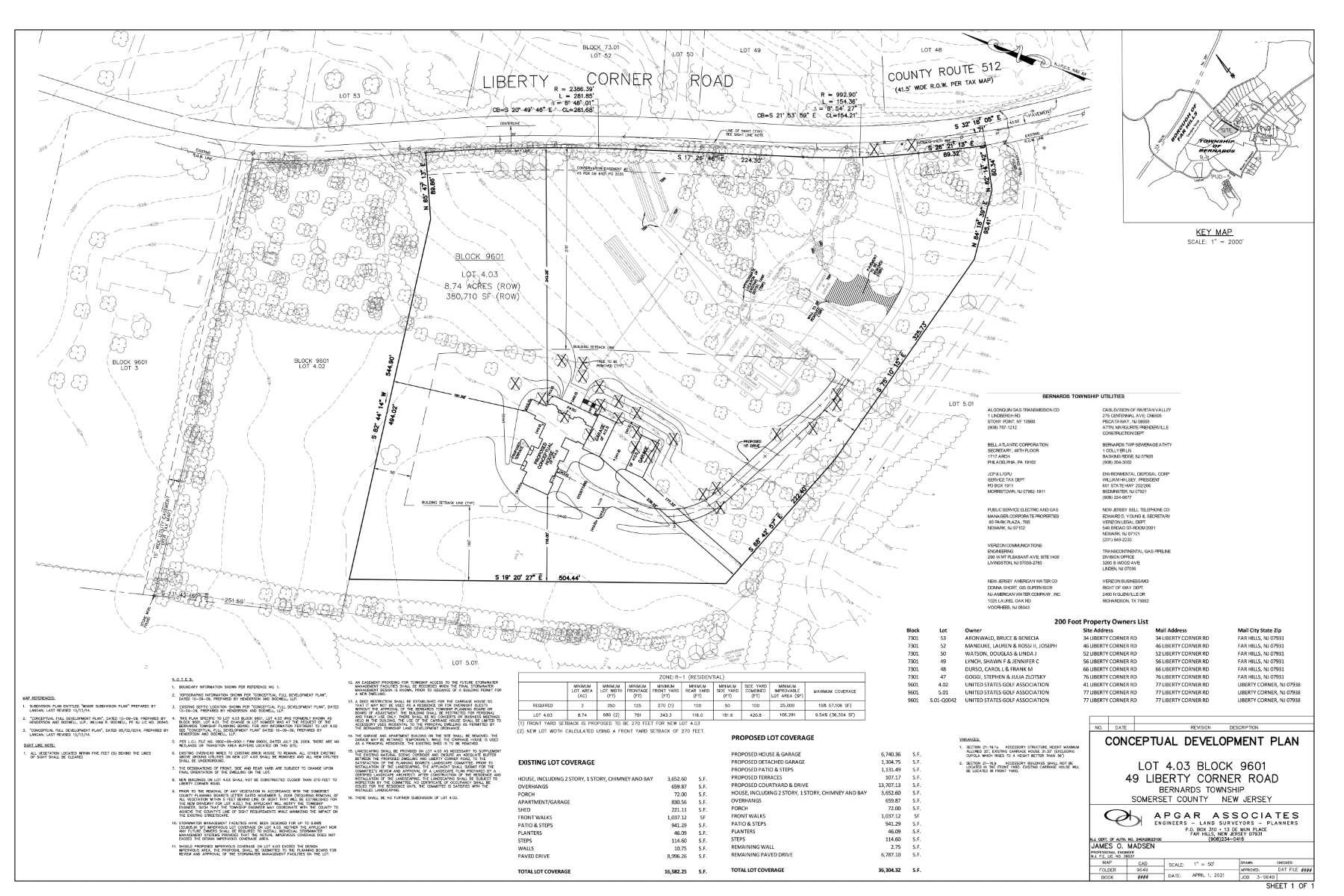 Former Stable Complex of U.S. Golf Association, Future Building Lot.