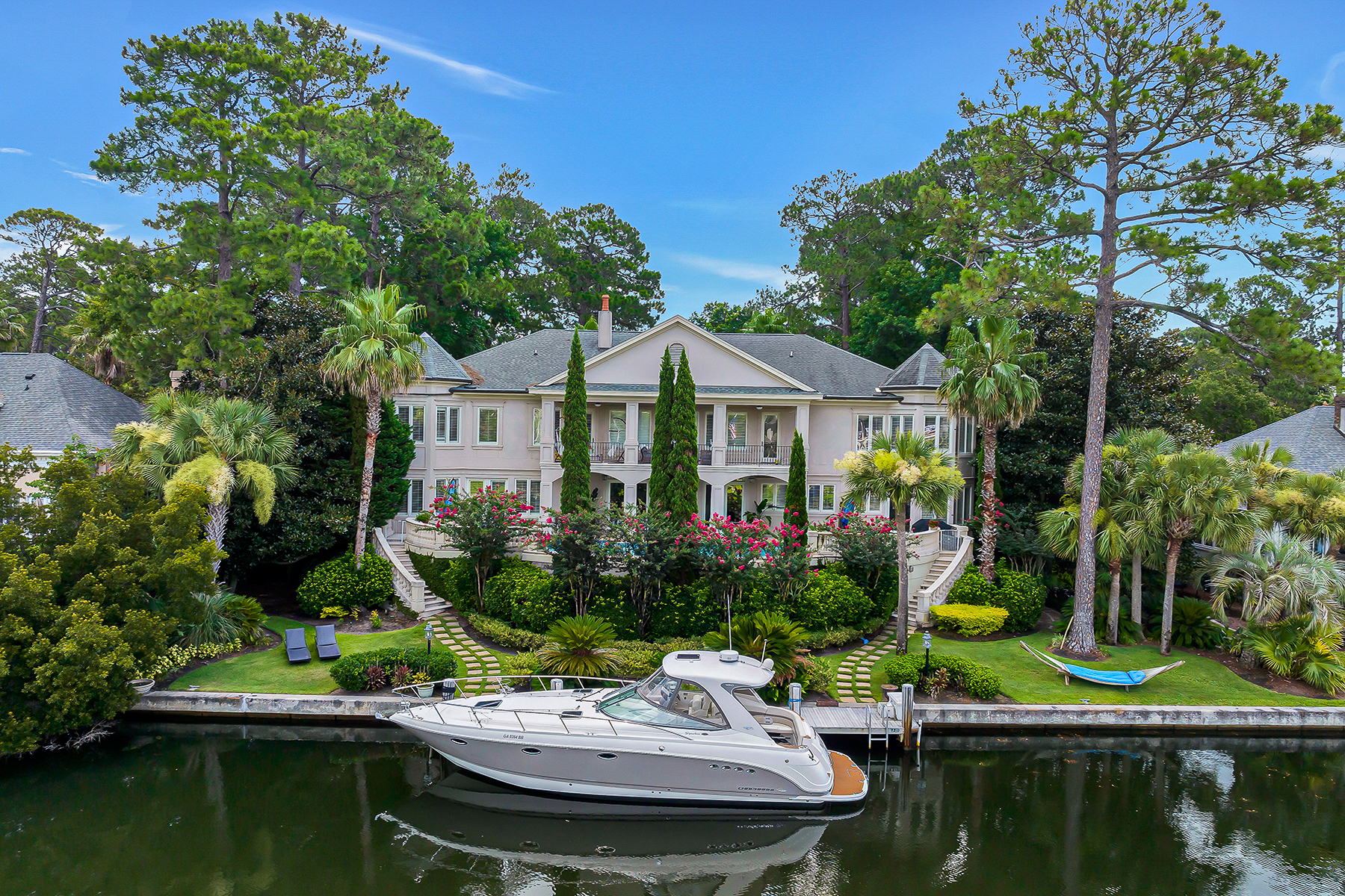 Luxurious Lowcountry Waterfront Living with 65' Boat Slip