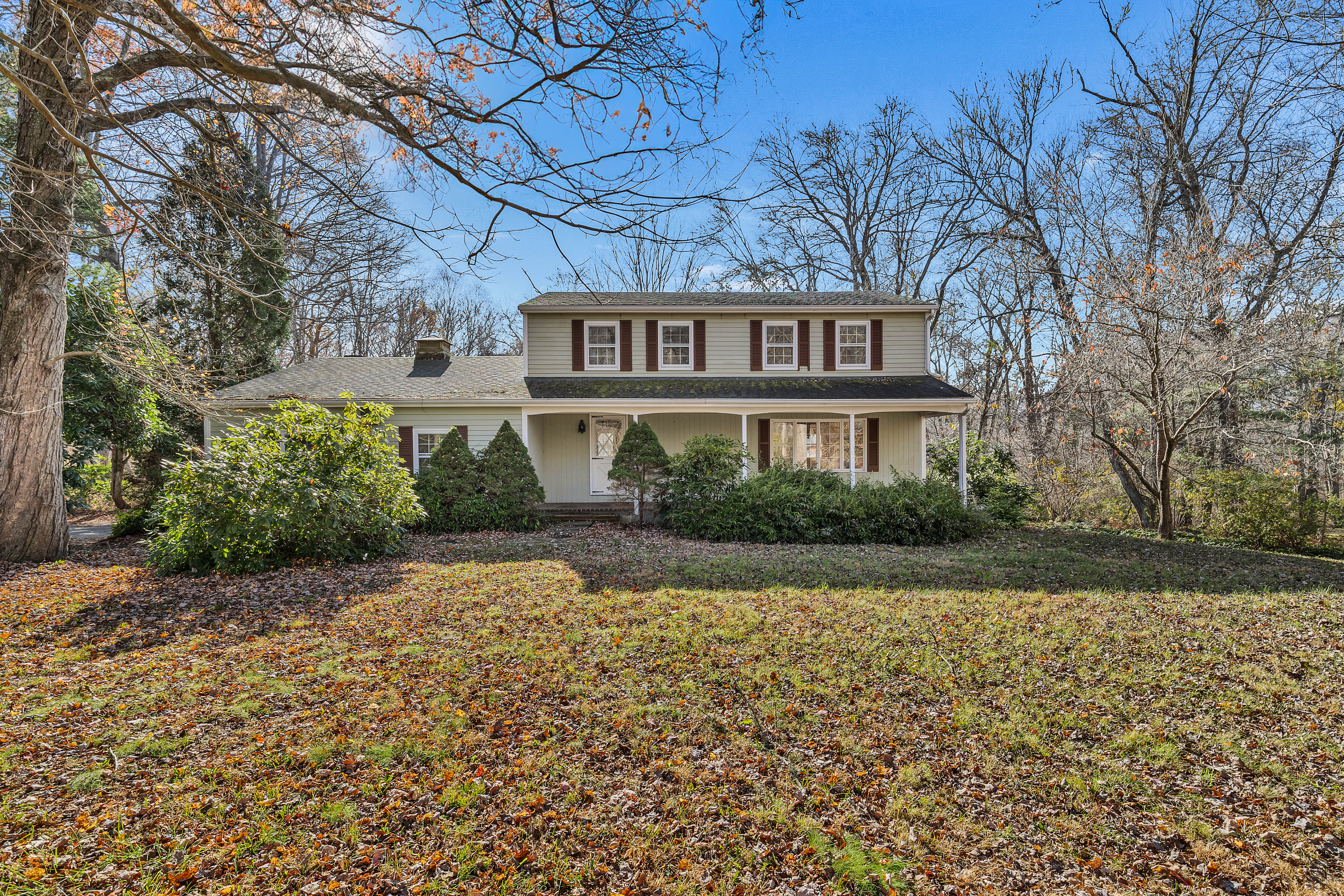 4 BR Colonial offering potential & opportunity on a 3.4 acre lot