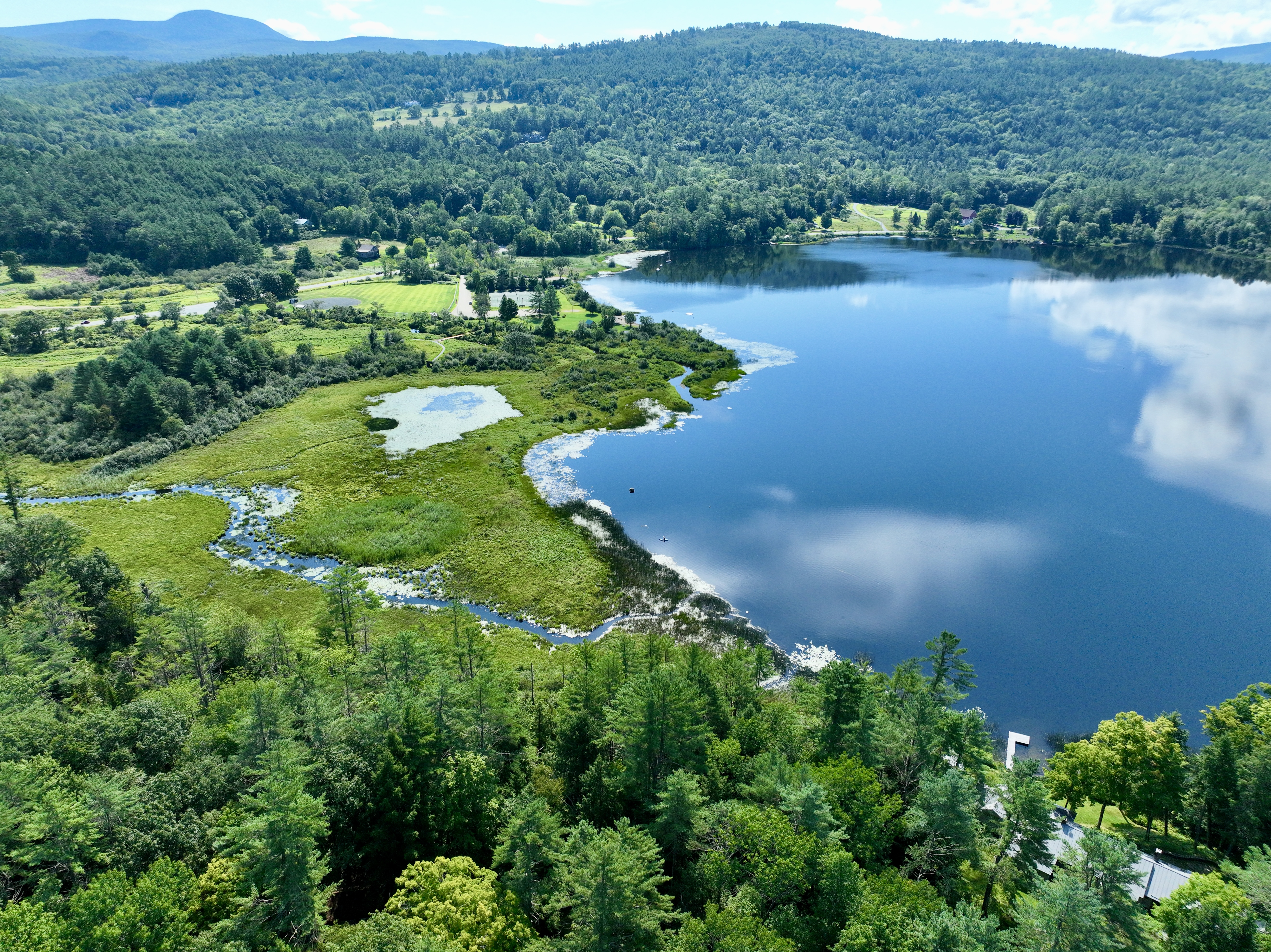 Ten Acres on Post Pond with Cottage