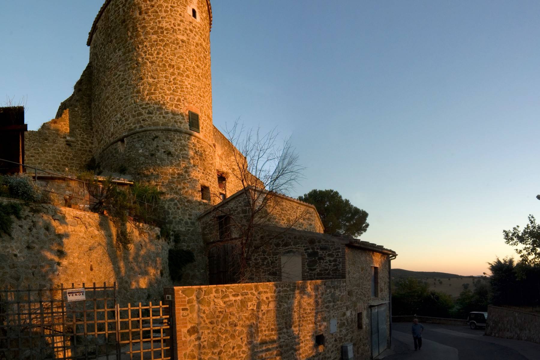 Medieval tower in one of the 100 most beautiful villages in Italy