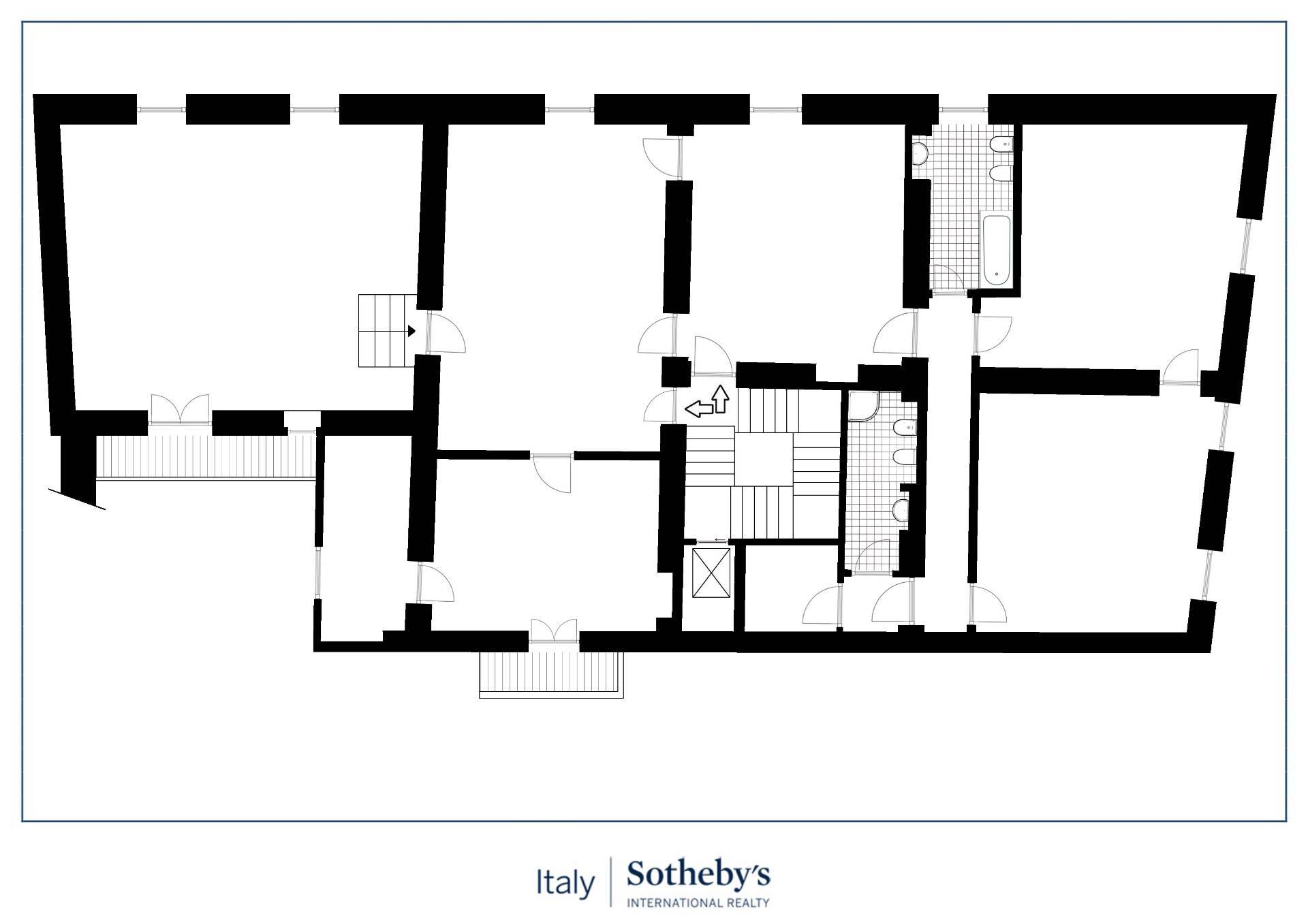 Luxury residential building in Rome city center