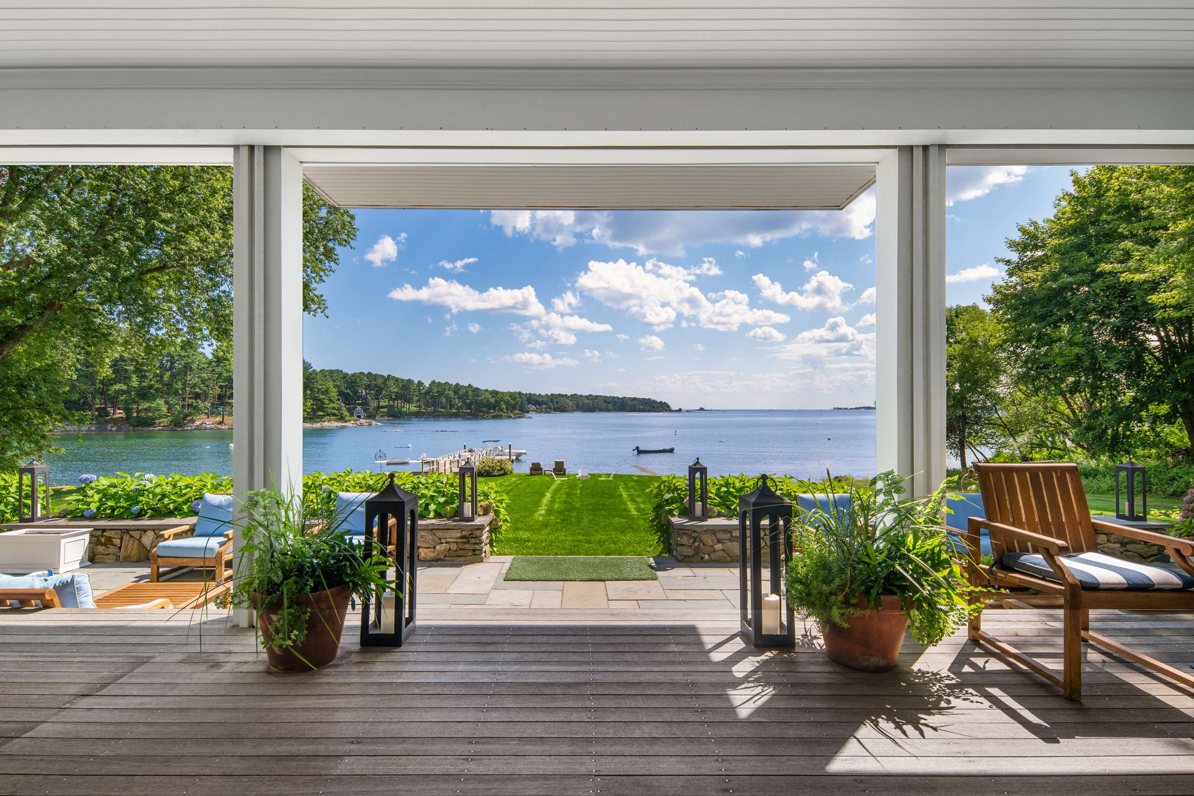 Exquisite Waterfront Home on Chauncey Creek with Private Dock in Kittery Point