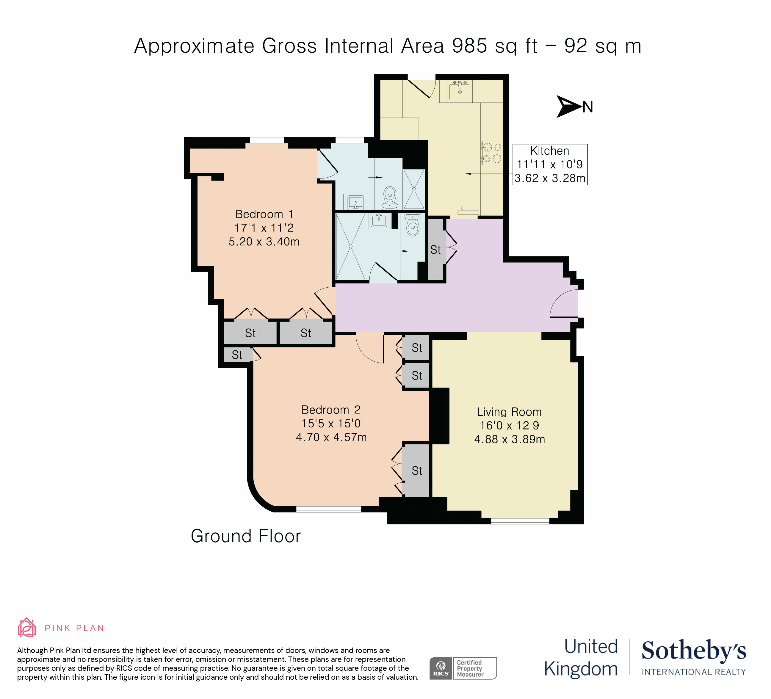 Modern lateral living in Portland Place