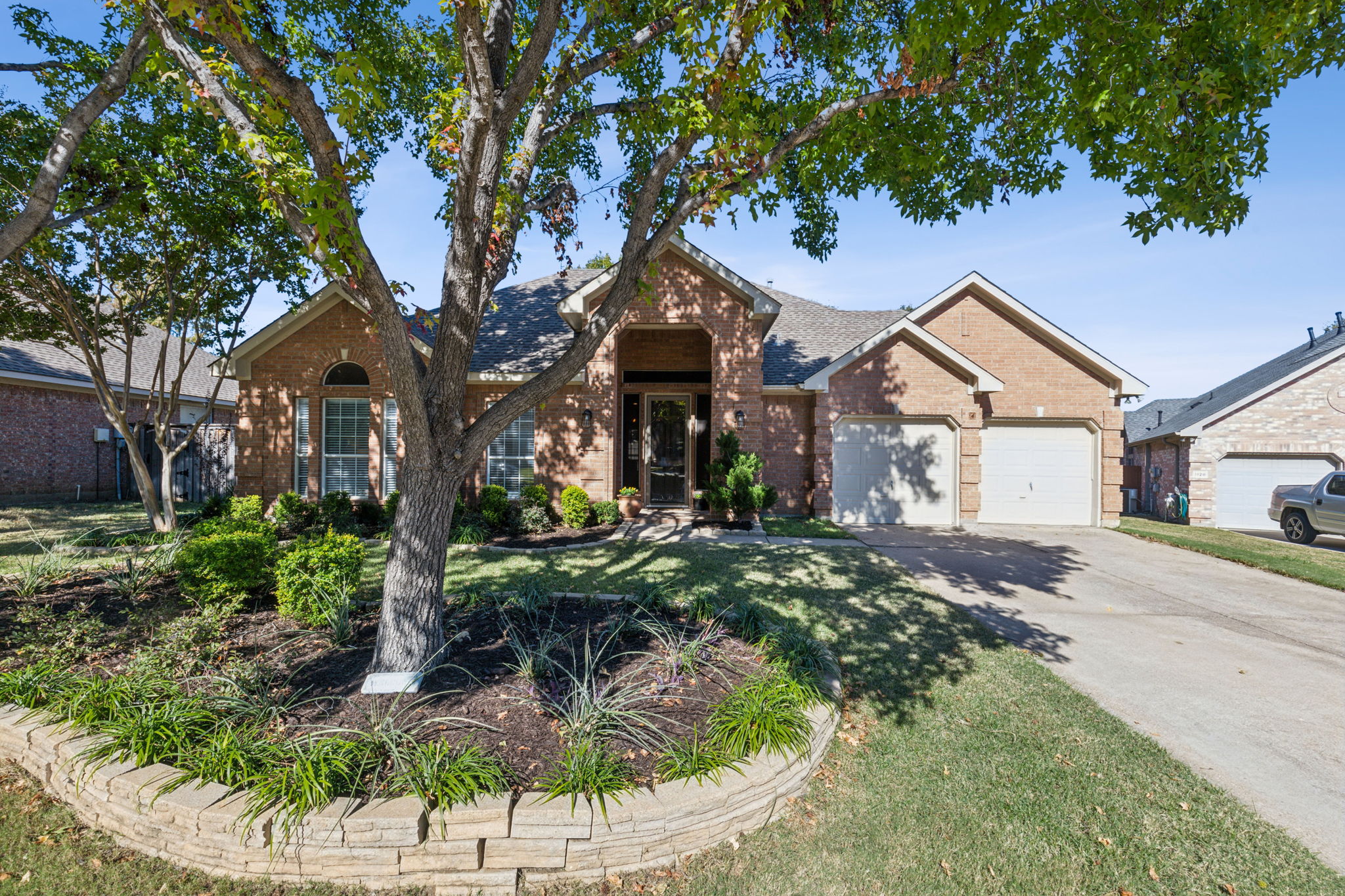 One story dream home in Flower Mound.