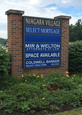Niagara Village Sign