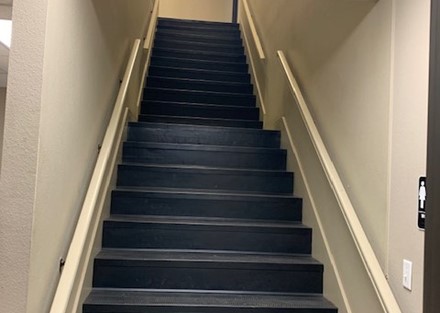 Stairs to second floor