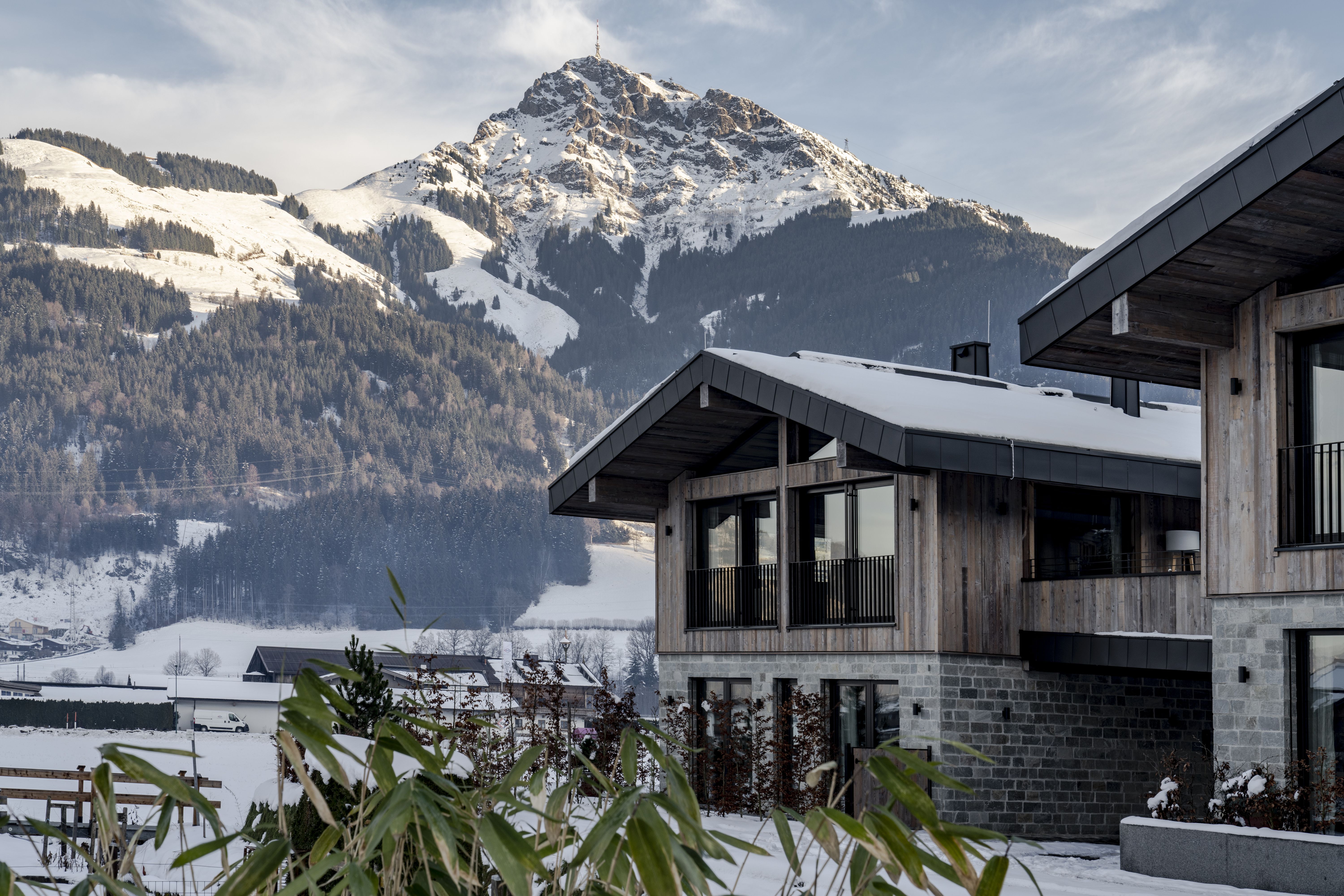 Twin-Mountain-Chalets in the Kitzbuheler Alps