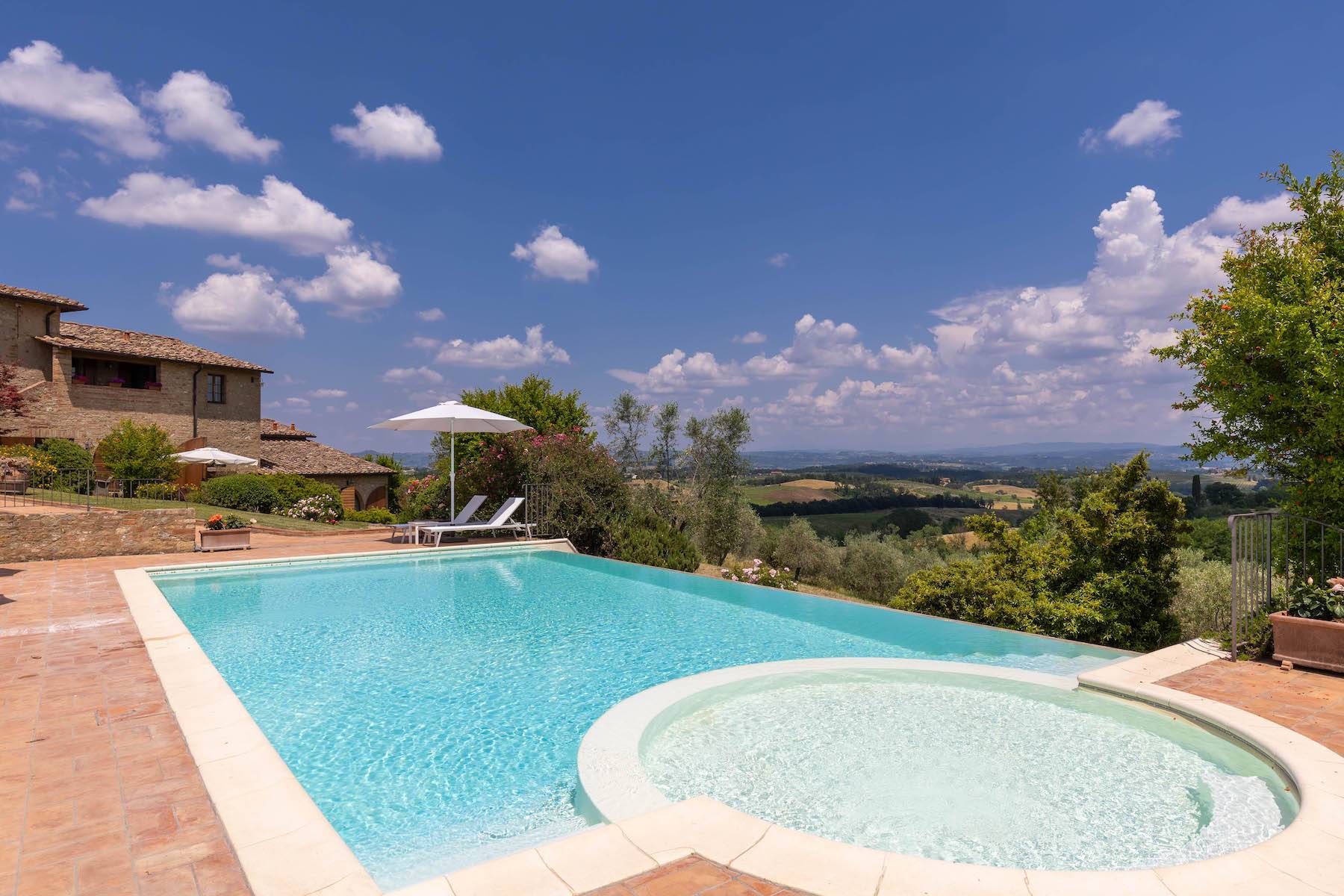 Winery with ancient country house in San gimignano